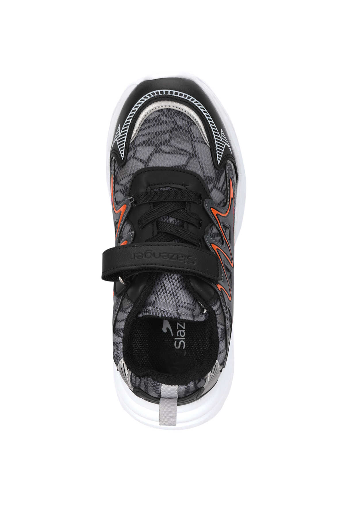 Slazenger KYRIE NEW P Unisex Çocuk Cırt Cırtlı Koyu Gri Günlük Spor Ayakkabısı - 5