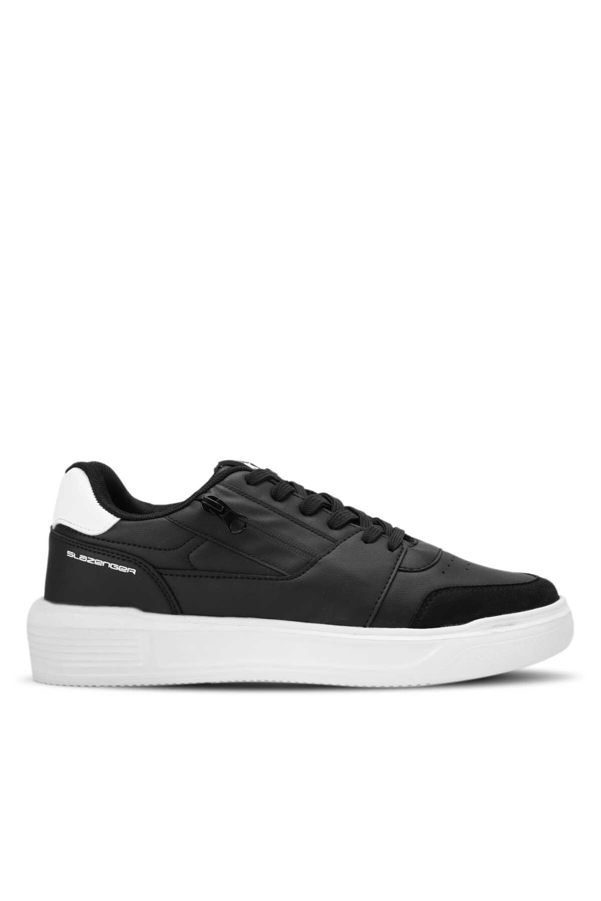 Slazenger - LABEL KTN Sneaker Erkek Ayakkabı Siyah / Beyaz