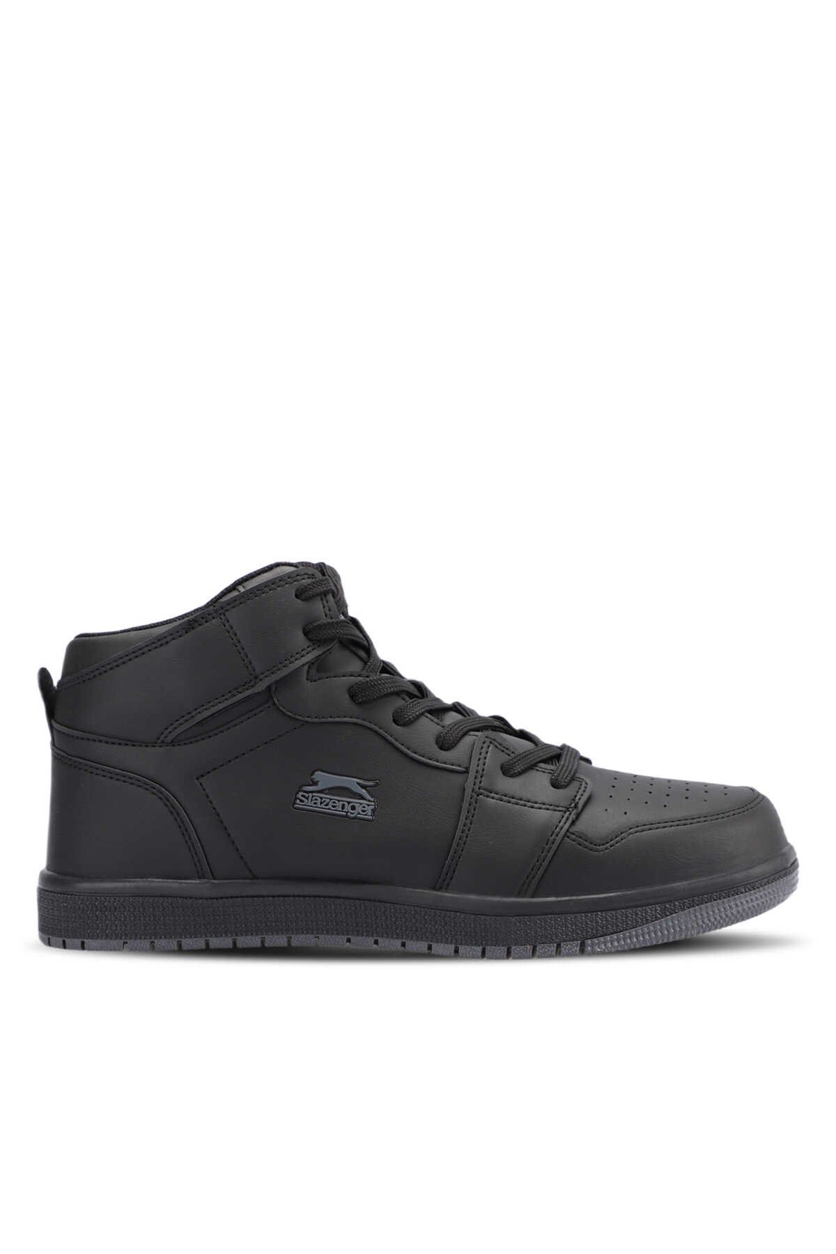 Slazenger - Slazenger LABOR HIGH Sneaker Erkek Ayakkabı Siyah / Siyah