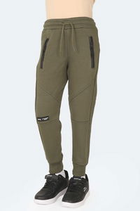 Slazenger - Slazenger LAMYA Unisex Çocuk Fermuar Cepli Haki Eşofman Altı Slazenger - Slazenger LAMYA Unisex Çocuk Fermuar Cepli Haki Eşofman Altı