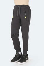 Slazenger - Slazenger LAMYA Unisex Çocuk Fermuar Cepli Koyu Gri Eşofman Altı Slazenger - Slazenger LAMYA Unisex Çocuk Fermuar Cepli Koyu Gri Eşofman Altı