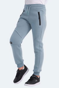 Slazenger - Slazenger LAMYA Unisex Çocuk Fermuar Cepli Mavi Eşofman Altı Slazenger - Slazenger LAMYA Unisex Çocuk Fermuar Cepli Mavi Eşofman Altı