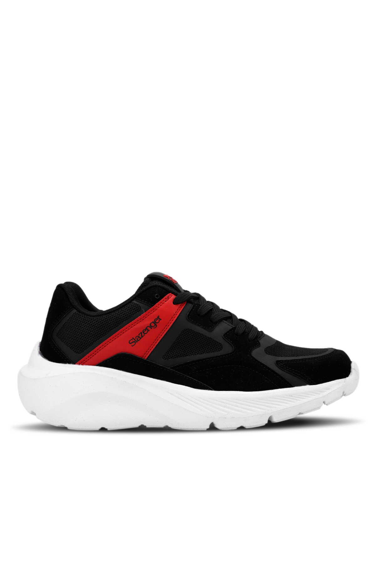 Slazenger - LAND Sneaker Erkek Ayakkabı Siyah / Kırmızı