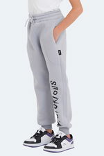 Slazenger - Slazenger LANEY Unisex Çocuk Cepli Taş Gri Eşofman Altı Slazenger - Slazenger LANEY Unisex Çocuk Cepli Taş Gri Eşofman Altı