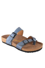 Slazenger - Slazenger LARA Kadın Parmak Arası Mavi Sim Terlik