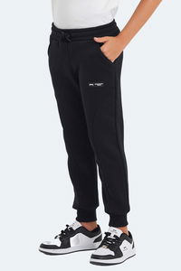 Slazenger - Slazenger LAVRA Unisex Çocuk Cepli Siyah Eşofman Altı Slazenger - Slazenger LAVRA Unisex Çocuk Cepli Siyah Eşofman Altı