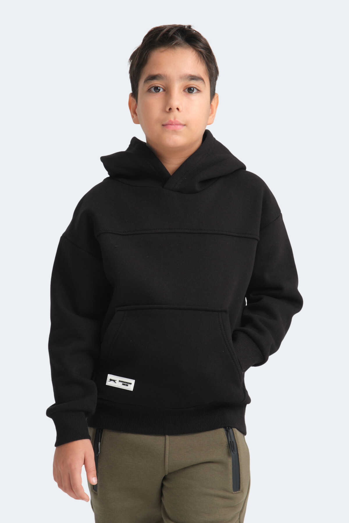 Slazenger - Slazenger LENE Unisex Çocuk Sweatshirt Siyah