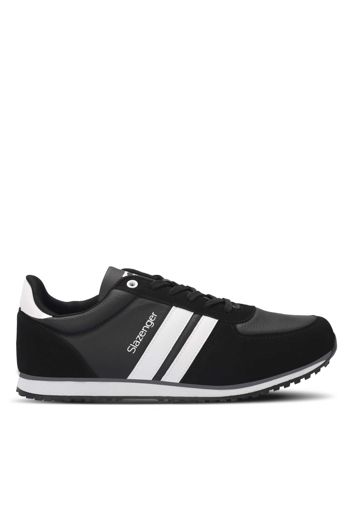 Slazenger - Slazenger LEVEL I Erkek Siyah Günlük Spor Ayakkabısı
