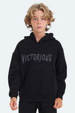 Slazenger - Slazenger LEXUS Unisex Çocuk Kapüşonlu Cepli Siyah Sweatshırt Slazenger - Slazenger LEXUS Unisex Çocuk Kapüşonlu Cepli Siyah Sweatshırt