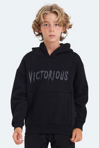 Slazenger - Slazenger LEXUS Unisex Çocuk Kapüşonlu Cepli Siyah Sweatshırt Slazenger - Slazenger LEXUS Unisex Çocuk Kapüşonlu Cepli Siyah Sweatshırt