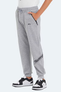Slazenger - Slazenger LIKE IN Unisex Çocuk Fermuar Cepli Taş Gri Eşofman Altı Slazenger - Slazenger LIKE IN Unisex Çocuk Fermuar Cepli Taş Gri Eşofman Altı