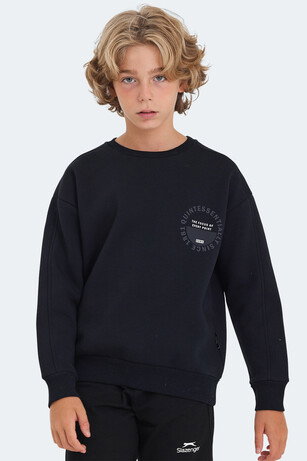Slazenger LONE Unisex Çocuk Lacivert Sweatshırt