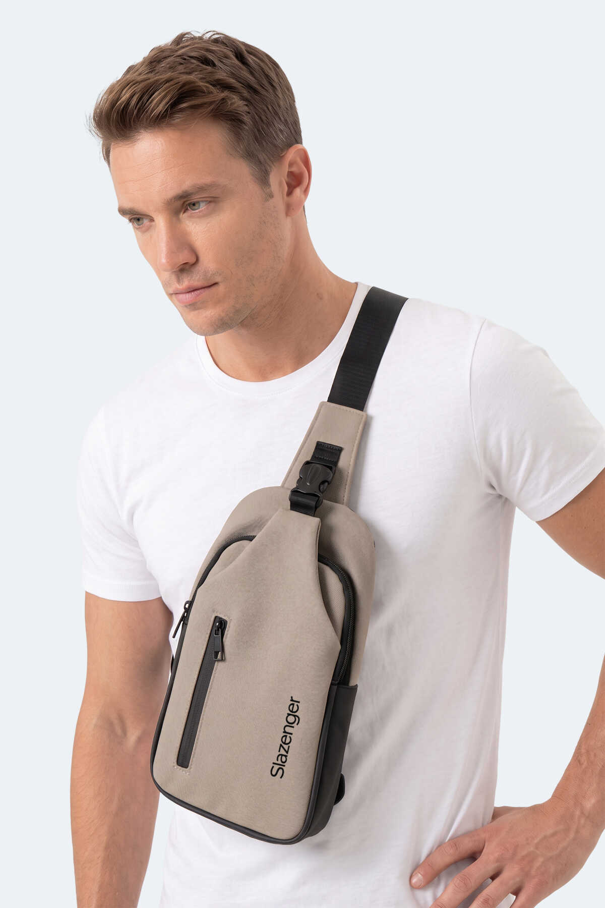 Slazenger LORIS Unisex Gri Çapraz Çanta - 3