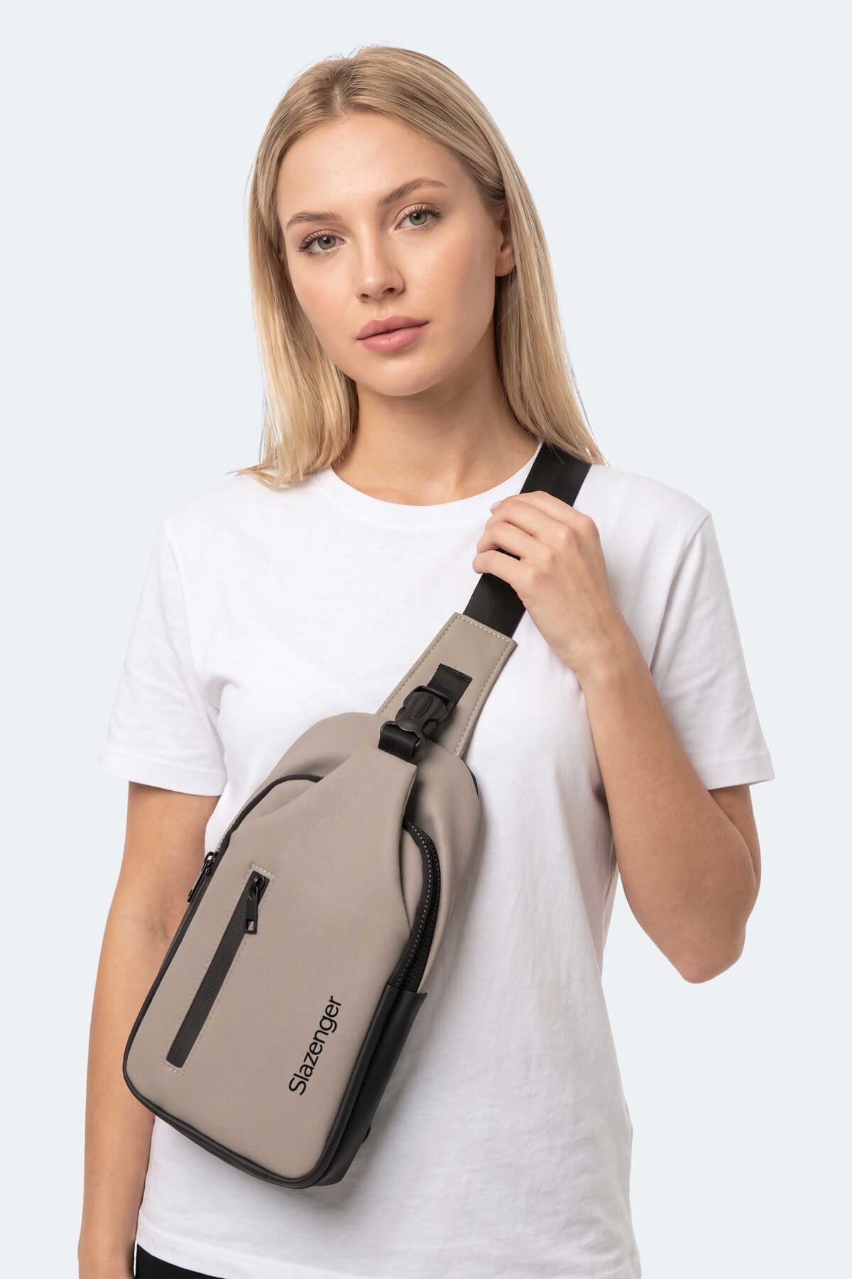 Slazenger LORIS Unisex Gri Çapraz Çanta - 7