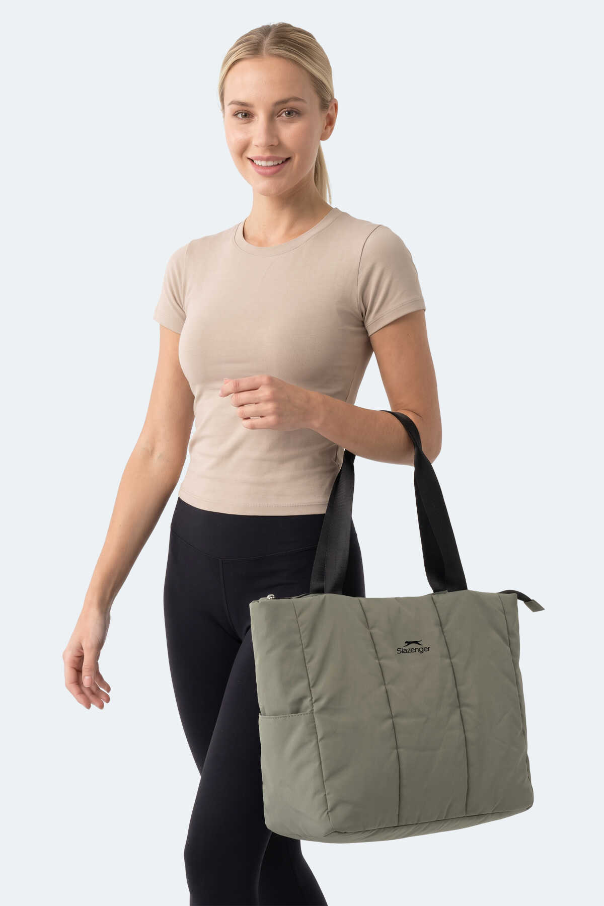 Slazenger LUIS Unisex Yeşil Omuz Çantası - 5