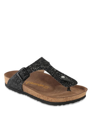 Slazenger LUKE K Unisex Terlik Siyah Sim 