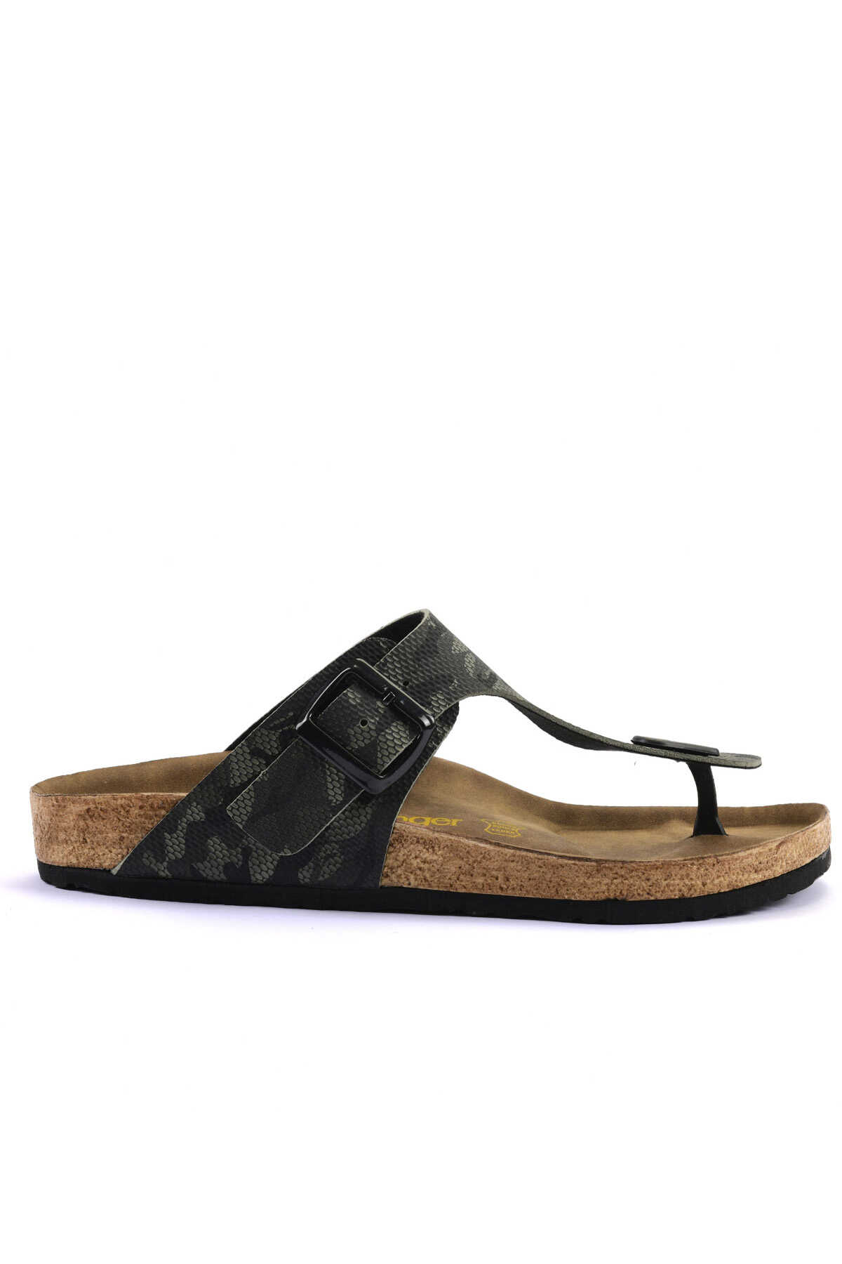 Slazenger - Slazenger LUKE Erkek Parmak Arası Haki Kamuflaj Terlik