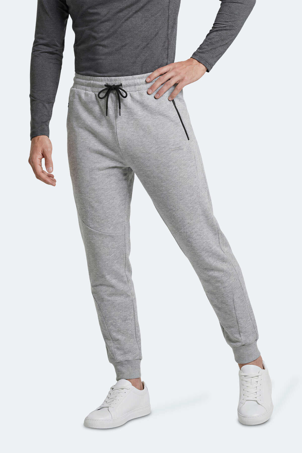 Slazenger - Slazenger MABON Erkek Gri Eşofman Altı