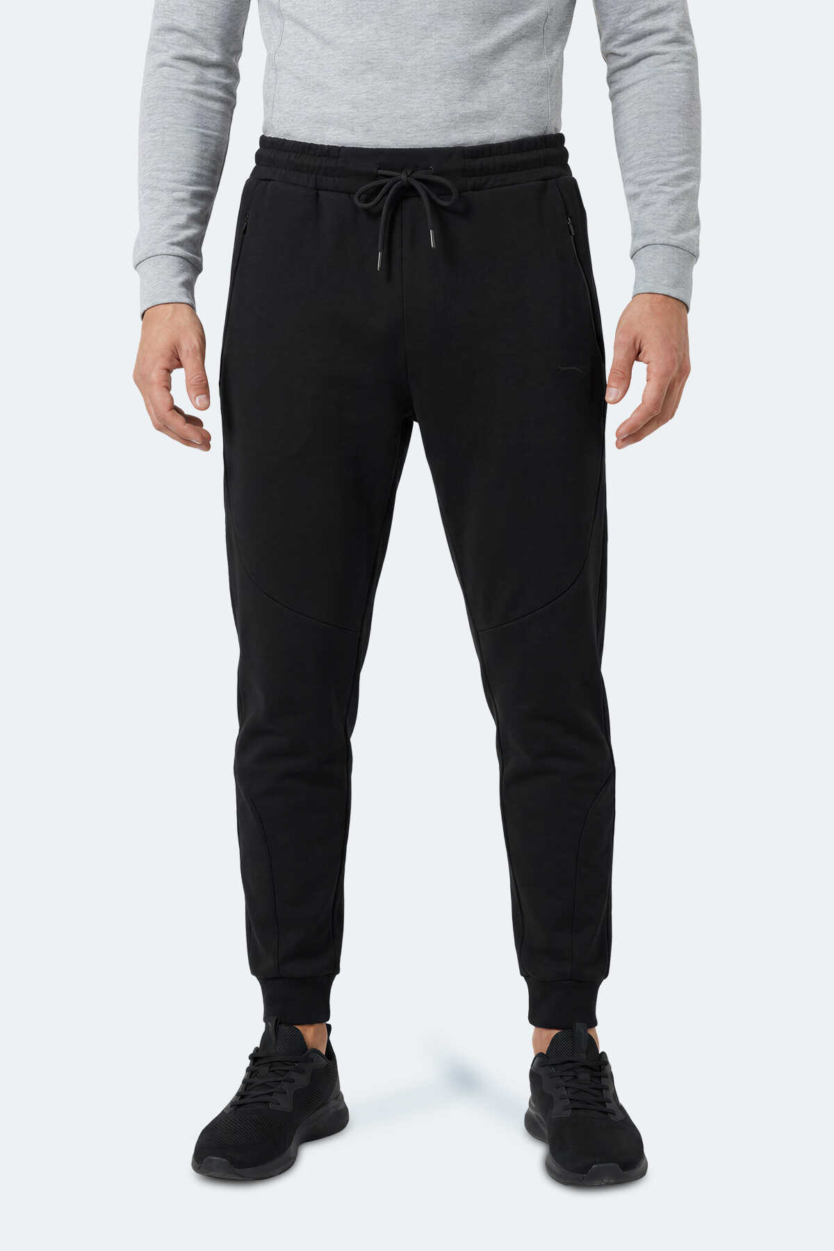 Slazenger - Slazenger MABON Erkek Siyah Eşofman Altı