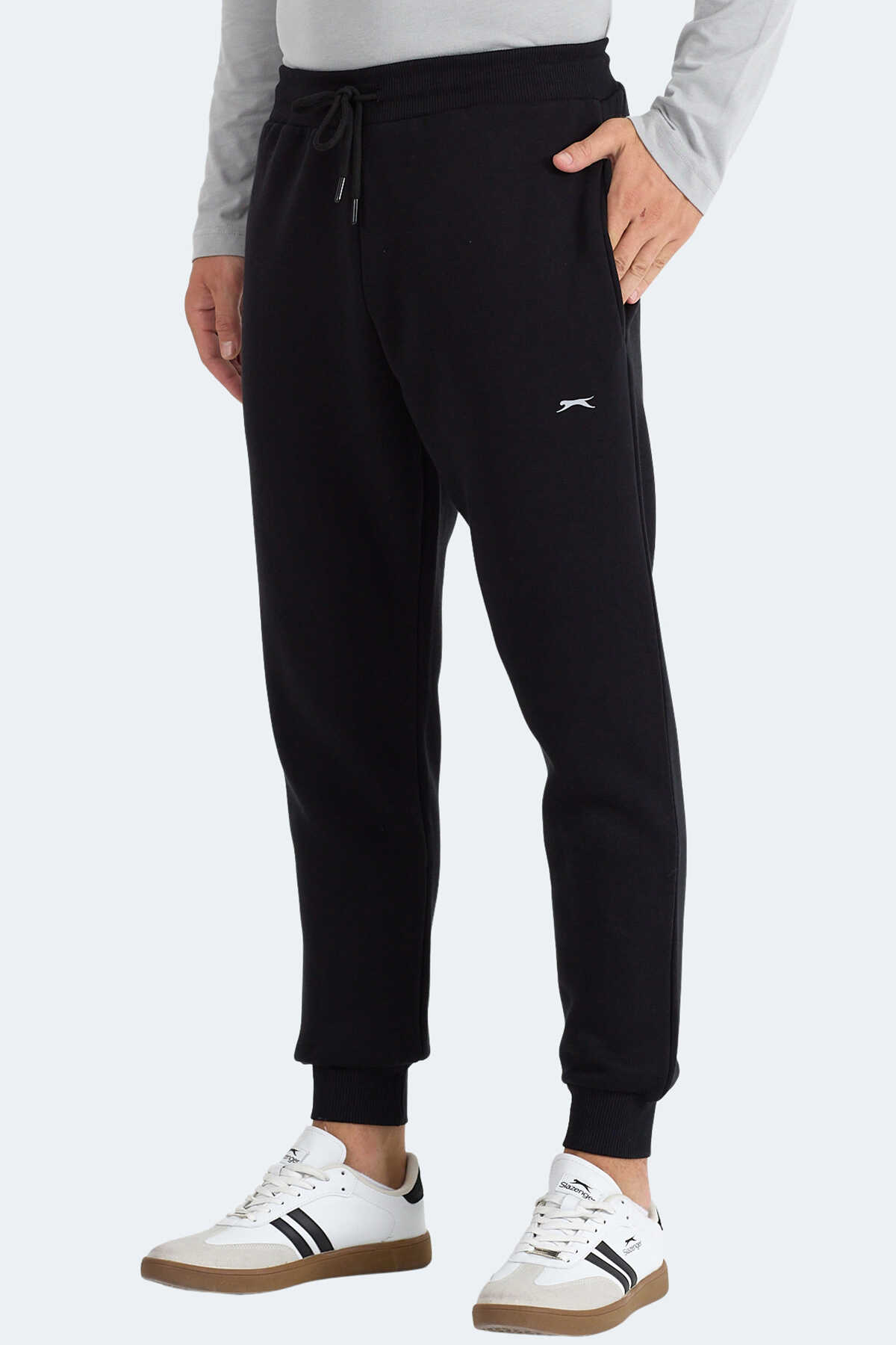Slazenger - Slazenger MACH I Erkek Eşofman Altı Siyah