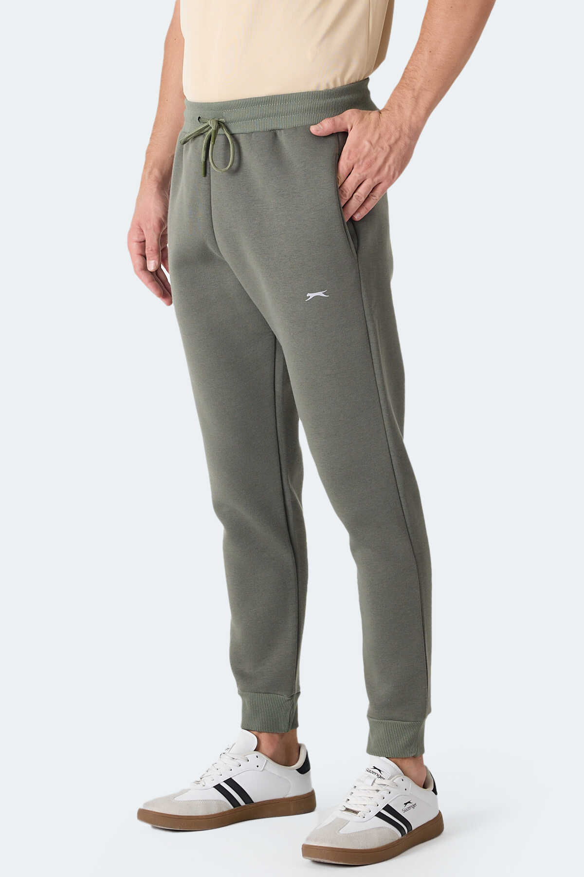 Slazenger - Slazenger MACH I Erkek Haki Eşofman Altı