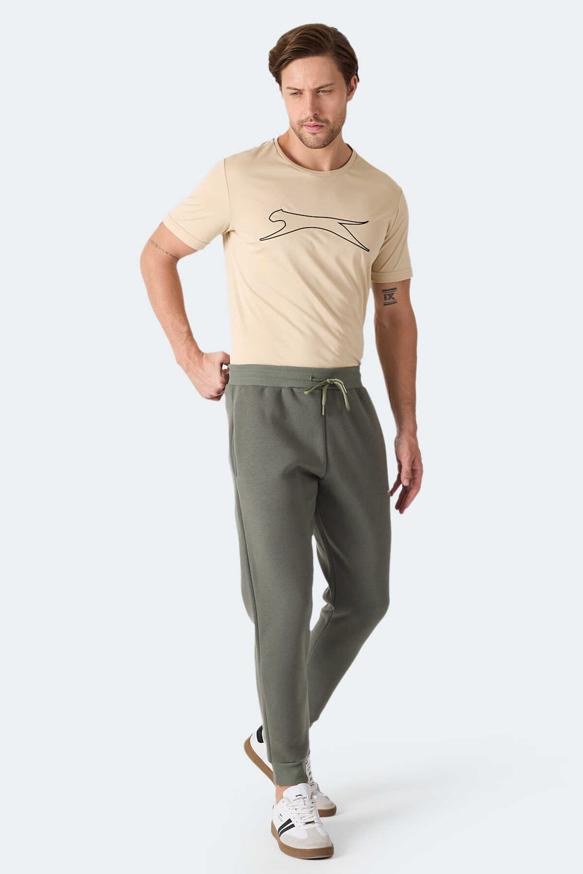 Slazenger MACH I Erkek Haki Eşofman Altı Slazenger MACH I Erkek Haki Eşofman Altı