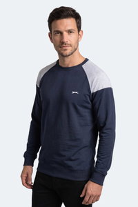 Slazenger - Slazenger MADE Erkek Lacivert Sweatshırt