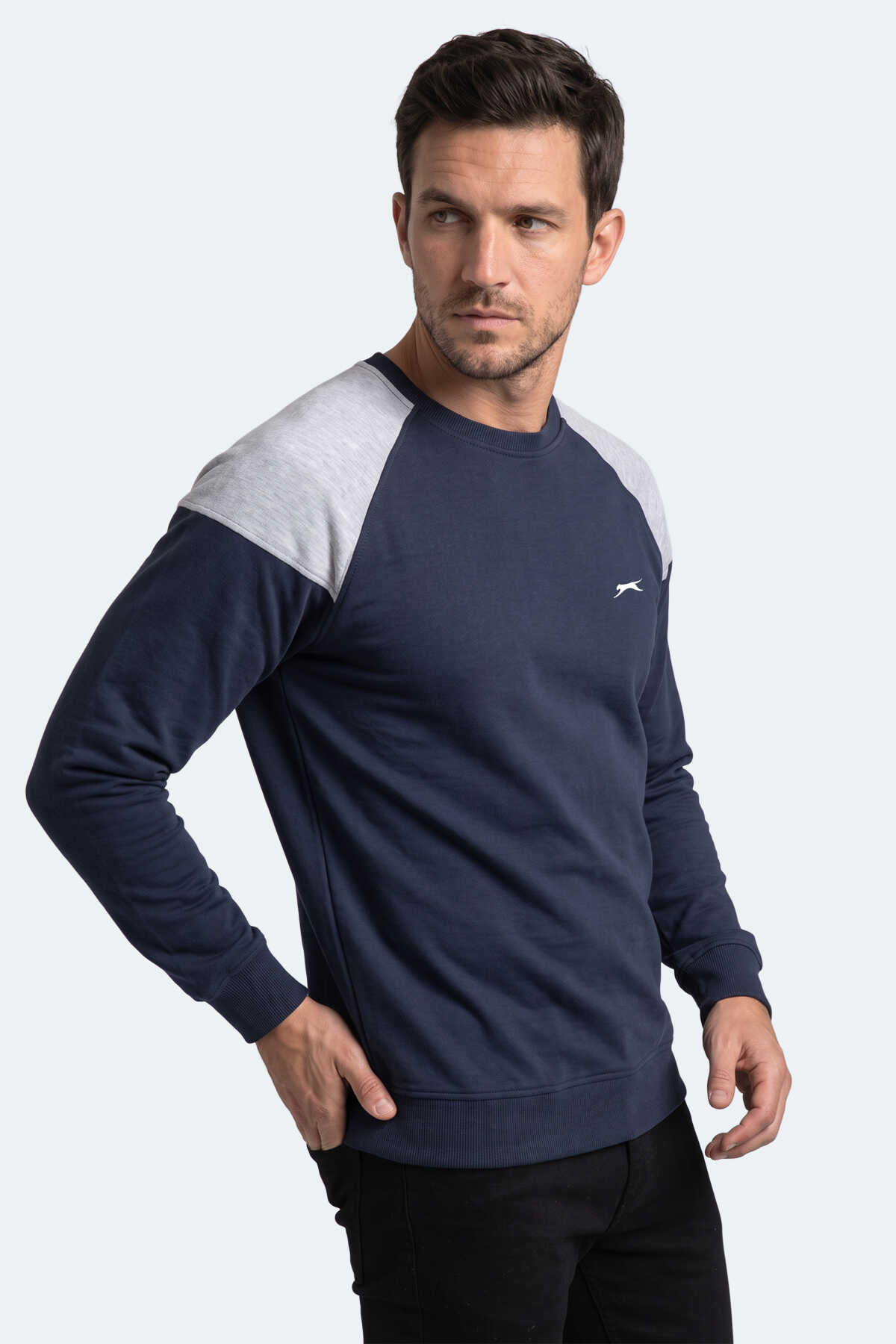 Slazenger MADE Erkek Lacivert Sweatshırt - 3