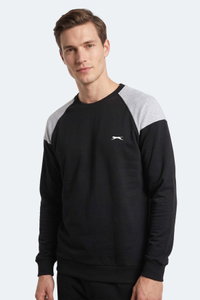 Slazenger - Slazenger MADE Erkek Siyah Sweatshırt