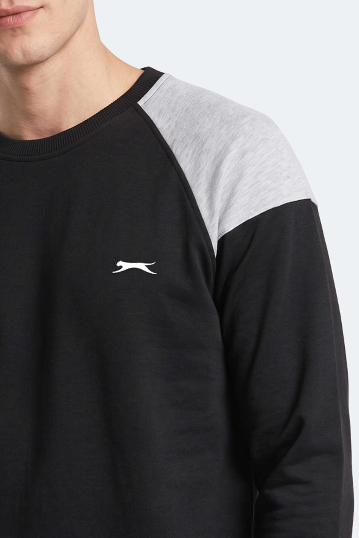 Slazenger MADE Erkek Siyah Sweatshırt - 2