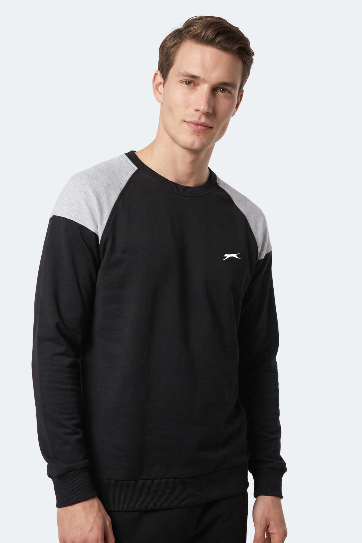 Slazenger MADE Erkek Siyah Sweatshırt - 3