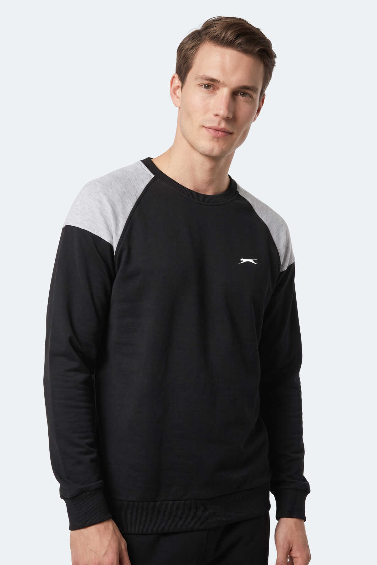 Slazenger MADE Erkek Siyah Sweatshırt - 7