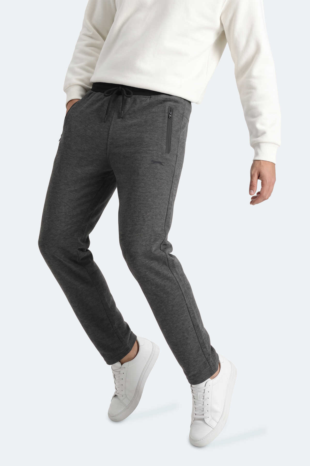 Slazenger - Slazenger MADGE Erkek Antrasit Eşofman Altı