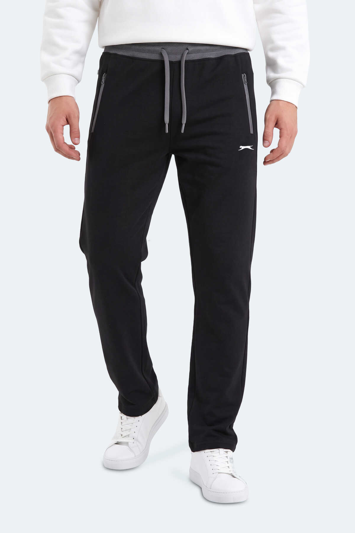 Slazenger - Slazenger MADGE Erkek Siyah Eşofman Altı