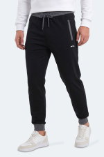 Slazenger - Slazenger MAKAR Erkek Siyah Eşofman Altı