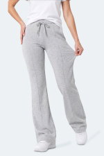 Slazenger - Slazenger MALENA Kadın Bol Paça Flare Gri Pantolon