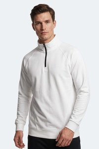 Slazenger - Slazenger MALIKA Erkek Ekru Sweatshırt