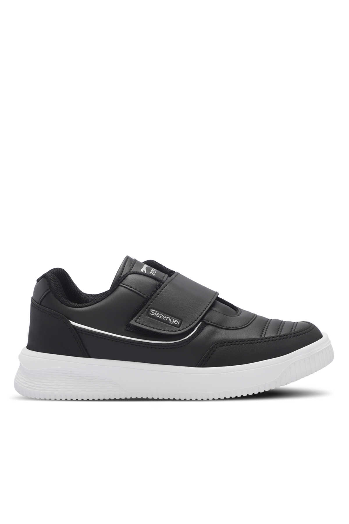Slazenger - Slazenger MALL I Erkek Cırt Cırtlı Siyah / Beyaz Günlük Spor Ayakkabısı