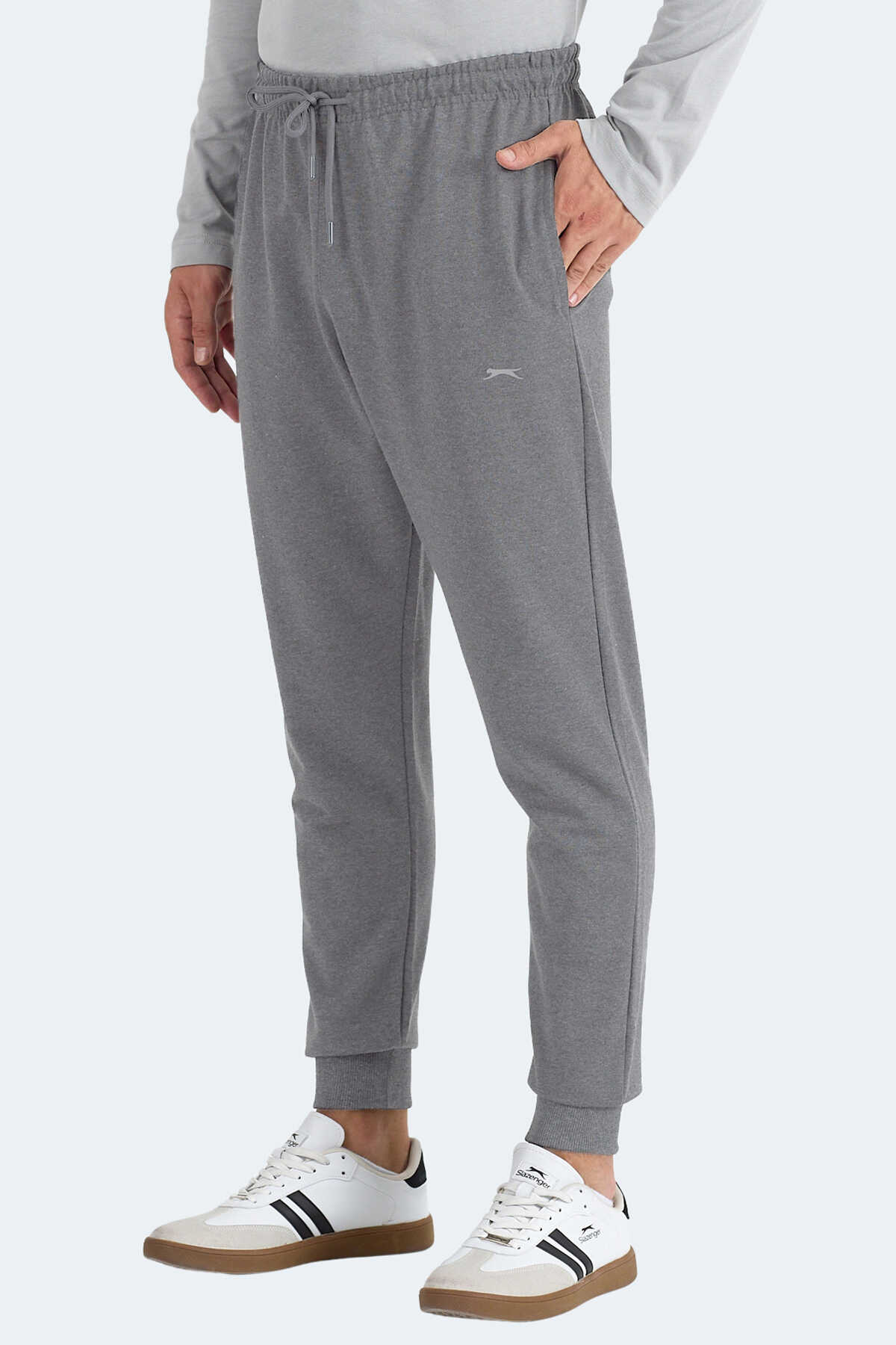 Slazenger - Slazenger MAMUN Erkek Koyu Gri Eşofman Altı