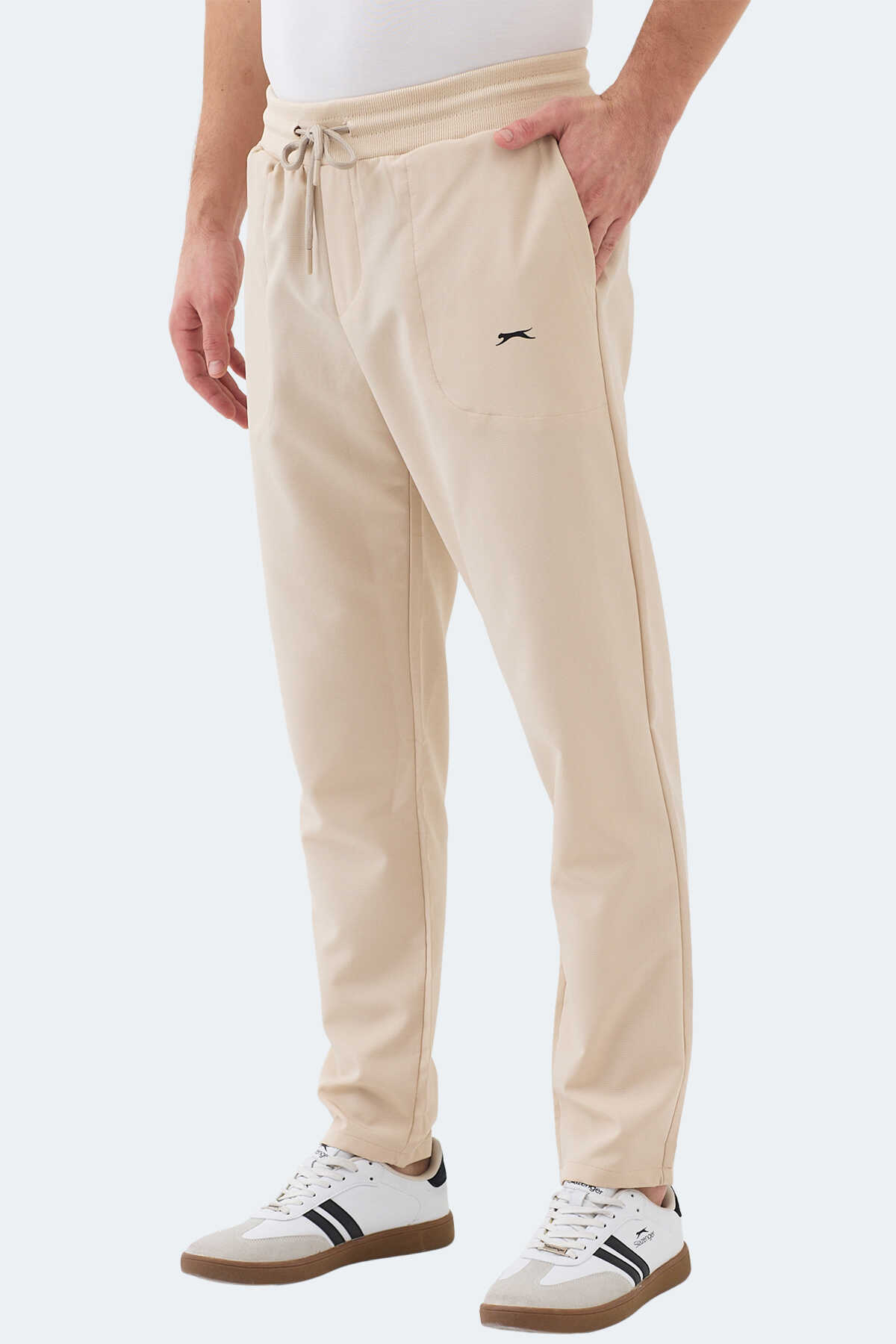 Slazenger - Slazenger MANUS Erkek Cepli Camel Eşofman Altı