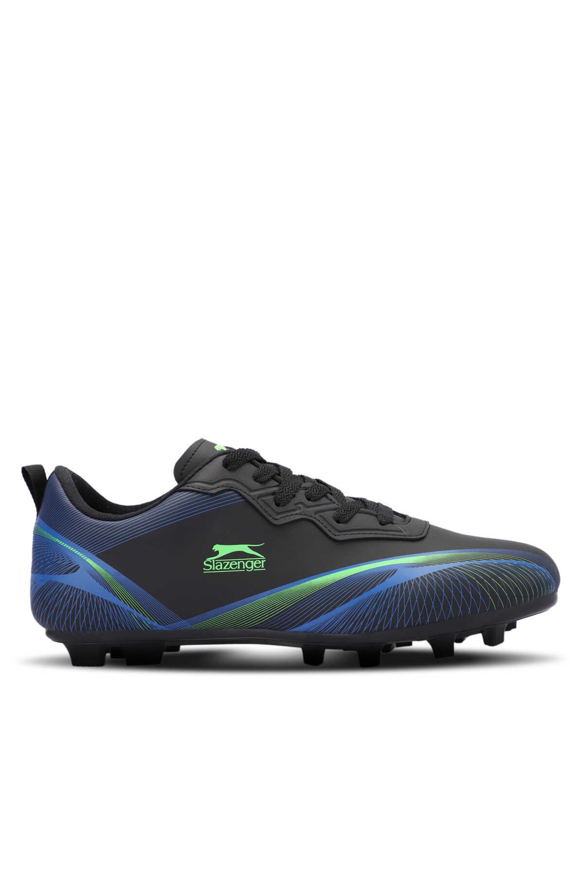 Slazenger - Slazenger MARCELL KRP Futbol Erkek Krampon Ayakkabı Siyah / Yeşil