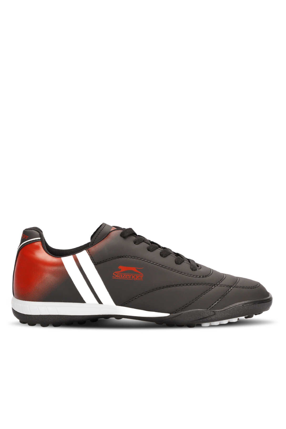Slazenger - MARK HS Futbol Erkek Halı Saha Ayakkabı Siyah / Beyaz / Kırmızı