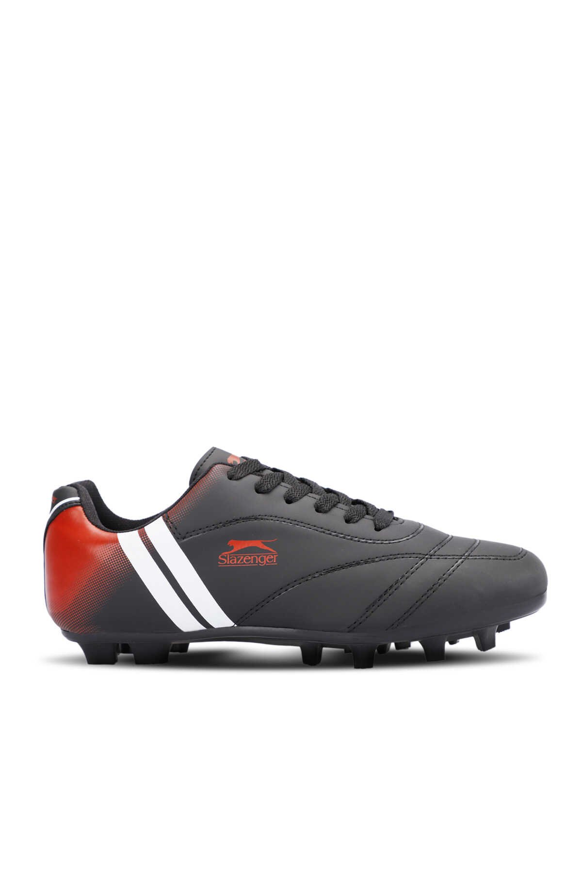 Slazenger - MARK KRP Futbol Erkek Çocuk Krampon Ayakkabı Siyah / Beyaz / Kırmızı