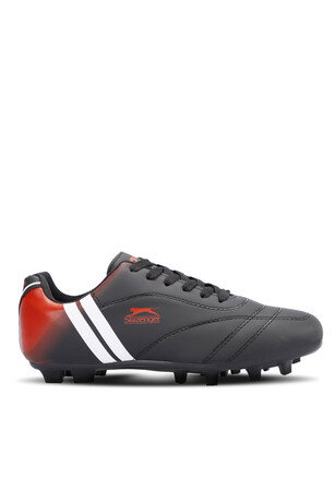 Slazenger MARK KRP IN Erkek Krampon Siyah / Beyaz / Kırmızı Futbol Ayakkabısı