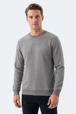 Slazenger - Slazenger MARLON I Erkek Koyu Gri Sweatshırt