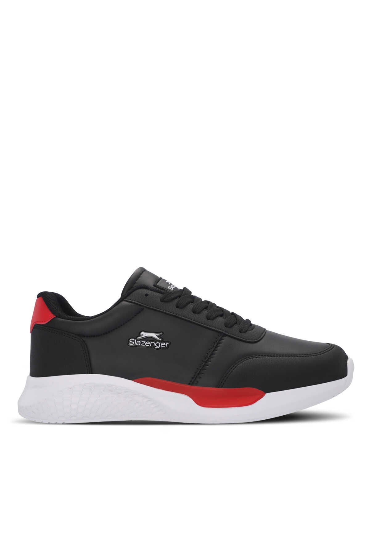 Slazenger - Slazenger MARTINE I Erkek Sneaker Ayakkabı Siyah / Kırmızı