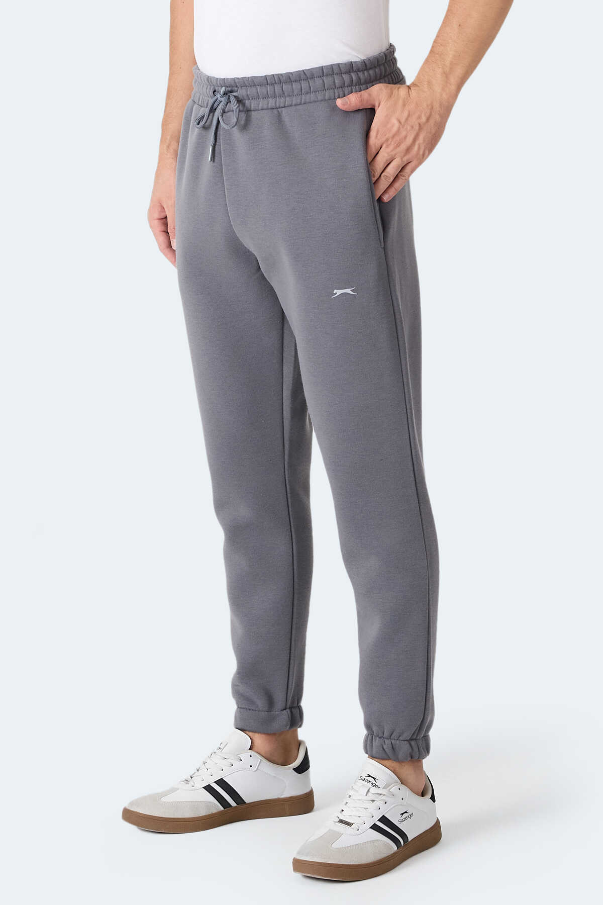 Slazenger - Slazenger MASKED I Erkek Gri Eşofman Altı