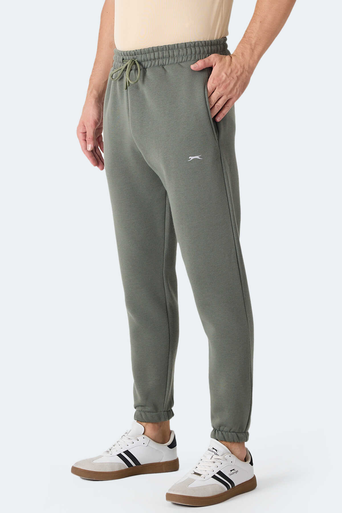 Slazenger - Slazenger MASKED I Erkek Haki Eşofman Altı