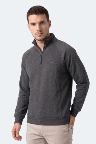 Slazenger MAVON I Erkek Antrasit Sweatshırt