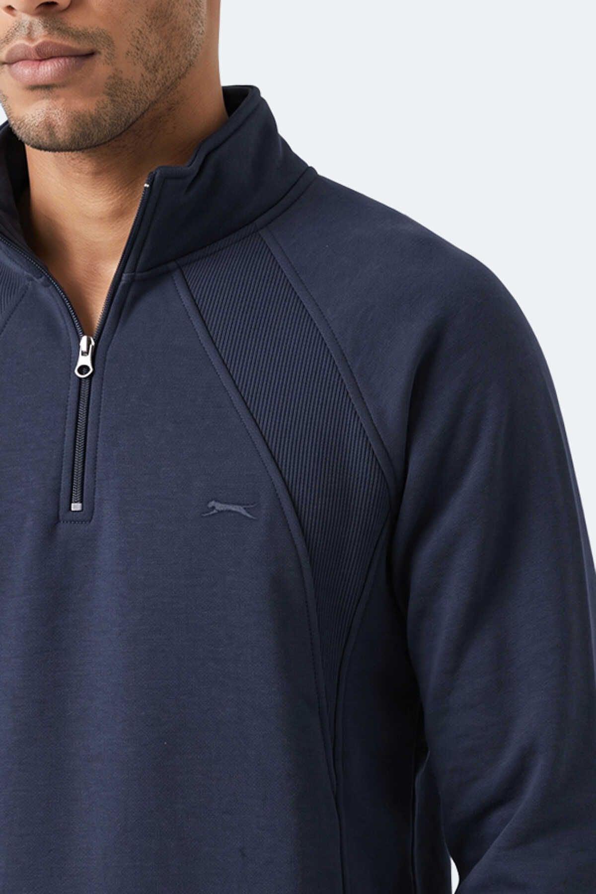 Slazenger MAVON I Erkek Lacivert Sweatshırt - 2